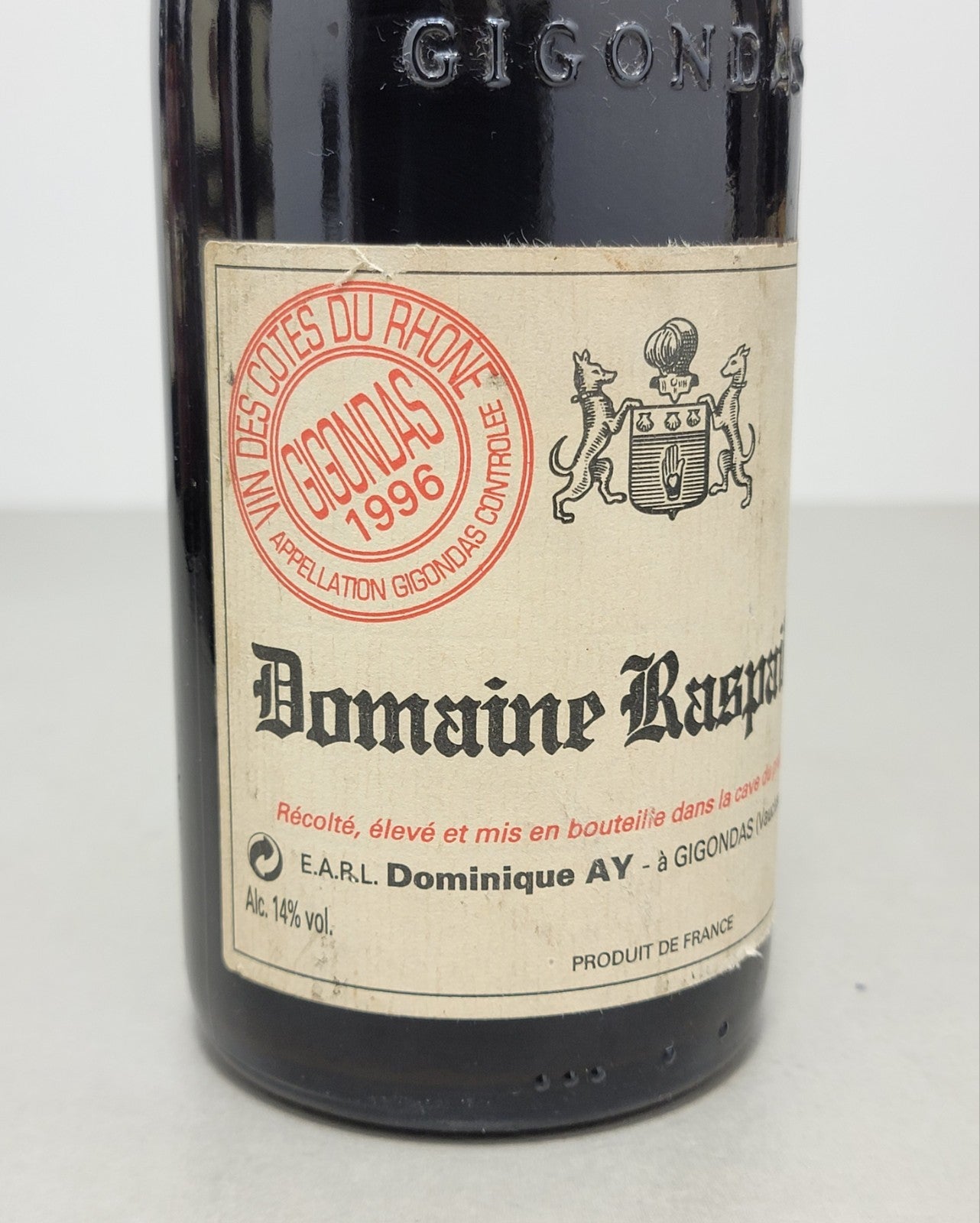 Domaine Raspail Ay Gigondas 1996 bott. 75 cl 14%