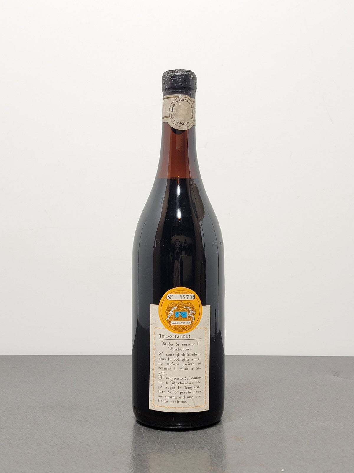 Barbaresco Borgogno 1979 Fratelli Serio & Battista bott..75 cl