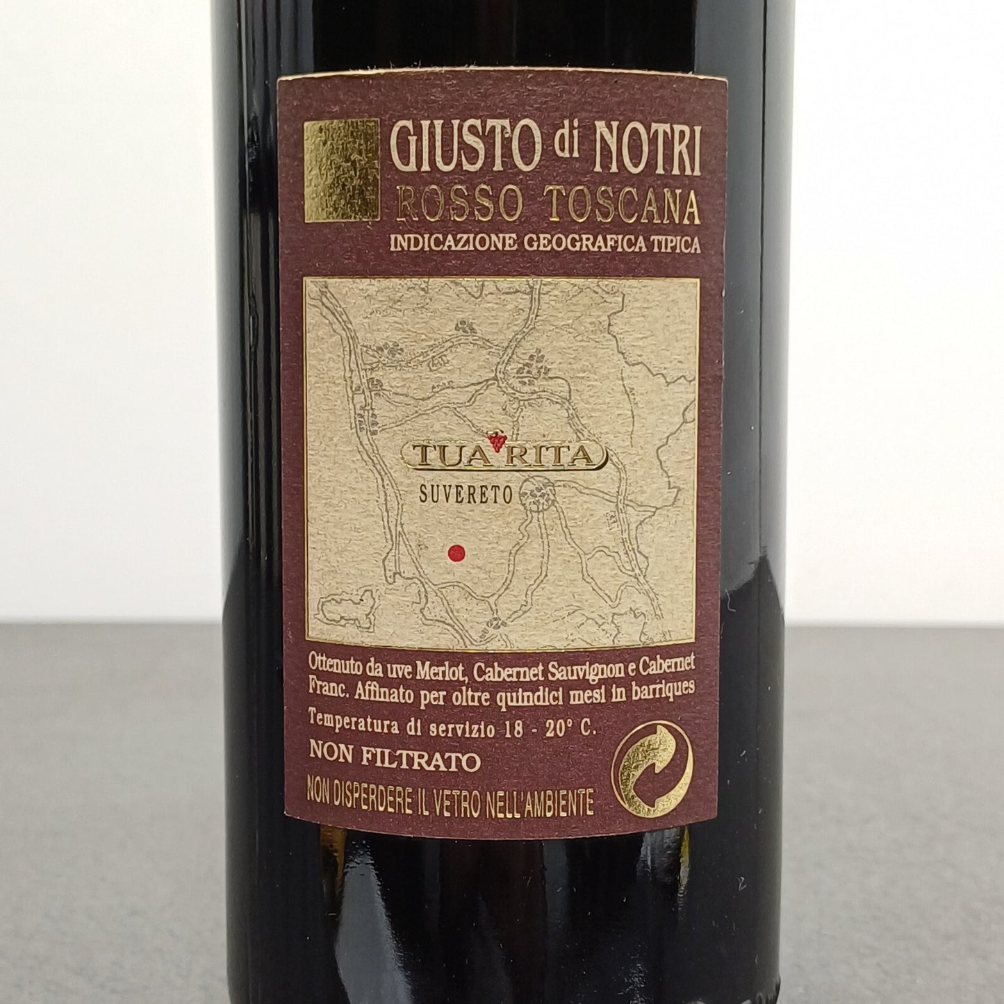 Giusto Di Notri 2002 Tua Rita Rosso Toscana bott.75 cl 14.5%