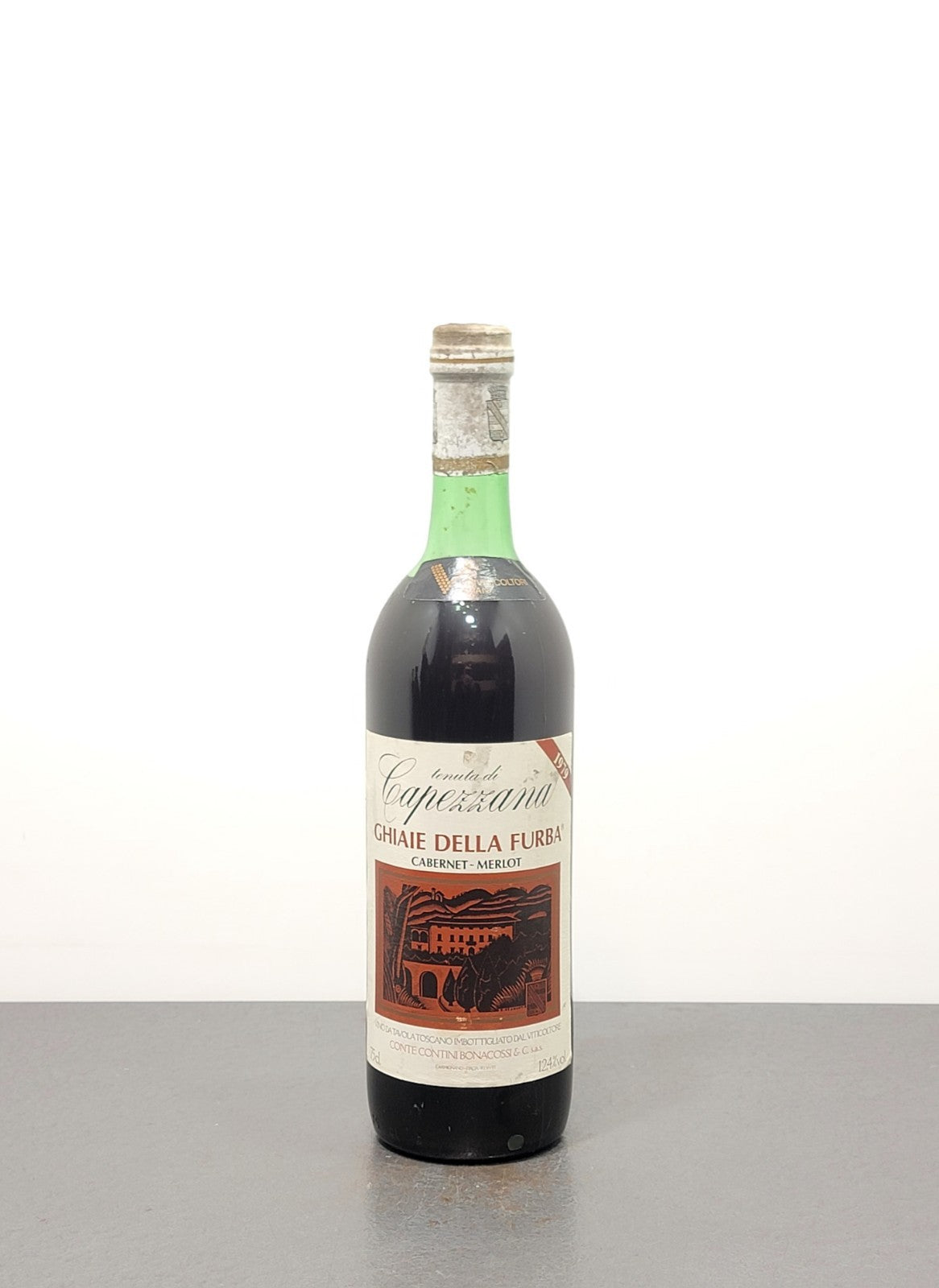 Capezzana Ghiaie della Furba 1979 Contini Bonacossi bott.75 cl 12.4%