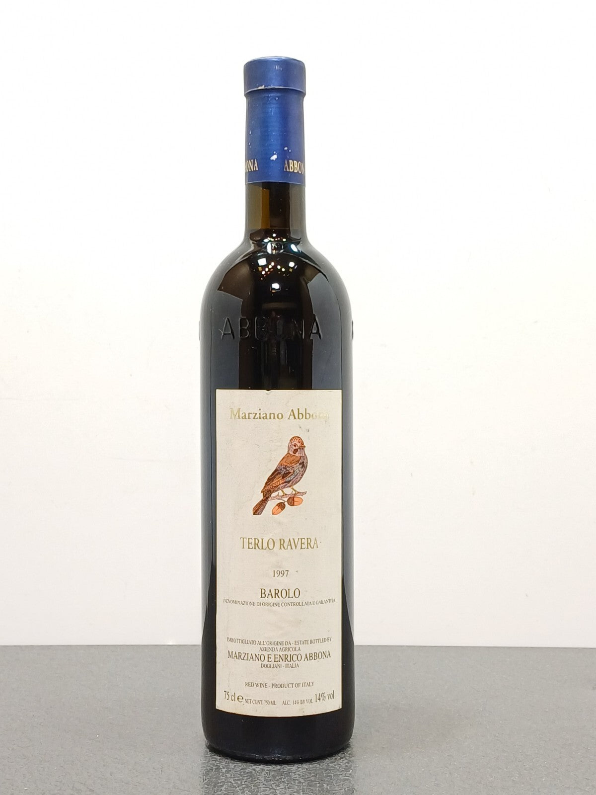 Barolo Marziano Abbona 1997 Terlo Ravera Dogliani bott.75 cl 14%