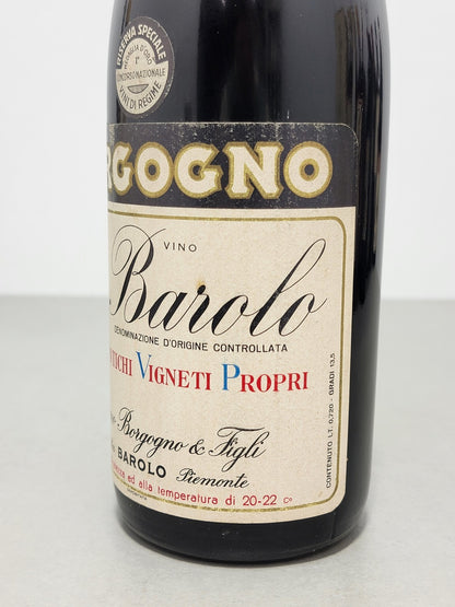 Barolo Borgogno 1955 Riserva Speciale Antichi Vigneti Propri bott.72 cl 13,5%