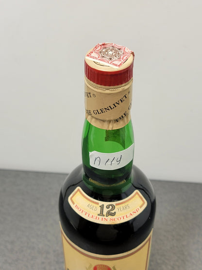 Glenlivet 12 years 1980s Whisky Pure Single Malt George J.G Smith bott.75 cl 43%