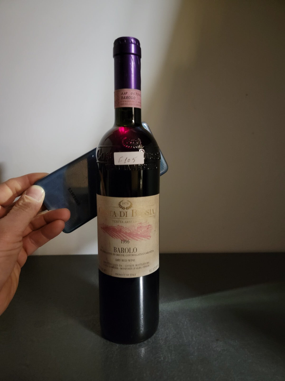 Barolo Costa di Bussia 1996 Tenuta Arnulfo Monforte D'alba bott.75 cl 13.5%