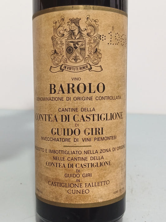 Barolo Guido Giri 1964 Castiglione Falletto bott.72 cl 13.8%