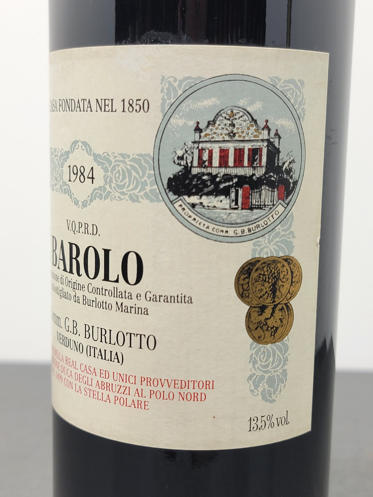Barolo Comm G.B. Burlotto 1984 Verduno bott.75 cl 13.5%