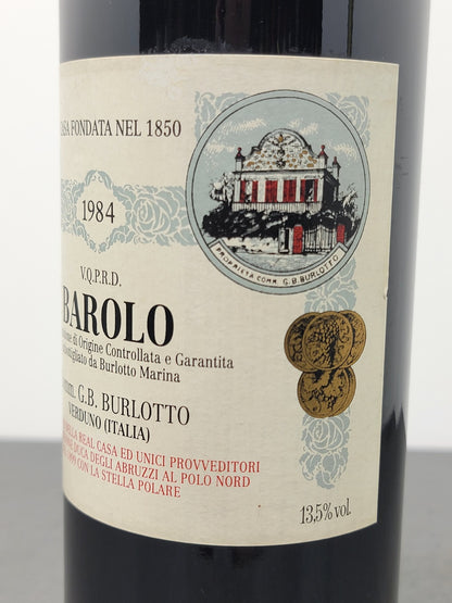 Barolo Comm G.B. Burlotto 1984 Verduno bott.75 cl 13.5%