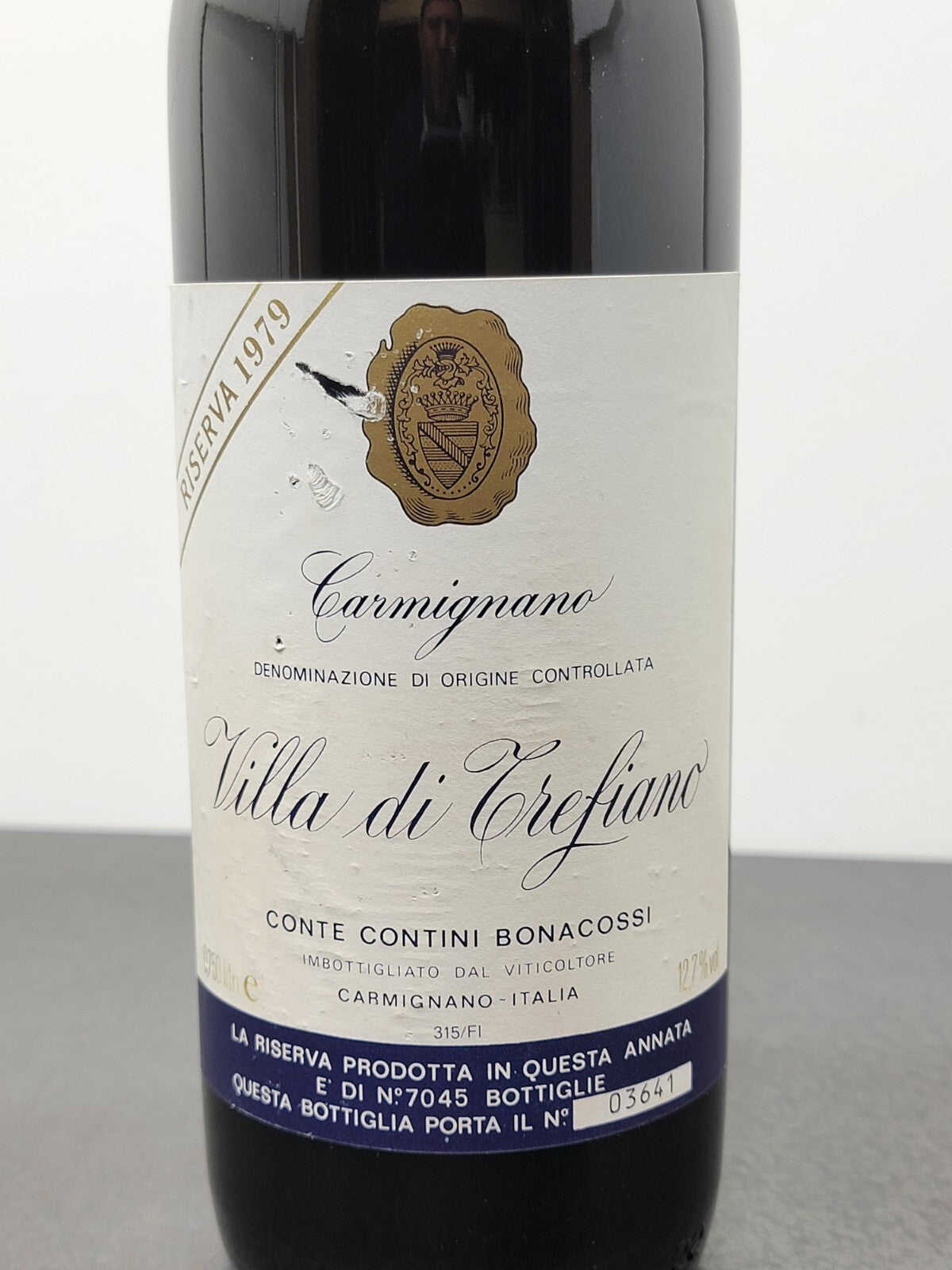 Villa Di Trefiano Riserva 1979 Carmignano Conte Contini Bonacossi 75 cl 12.7%