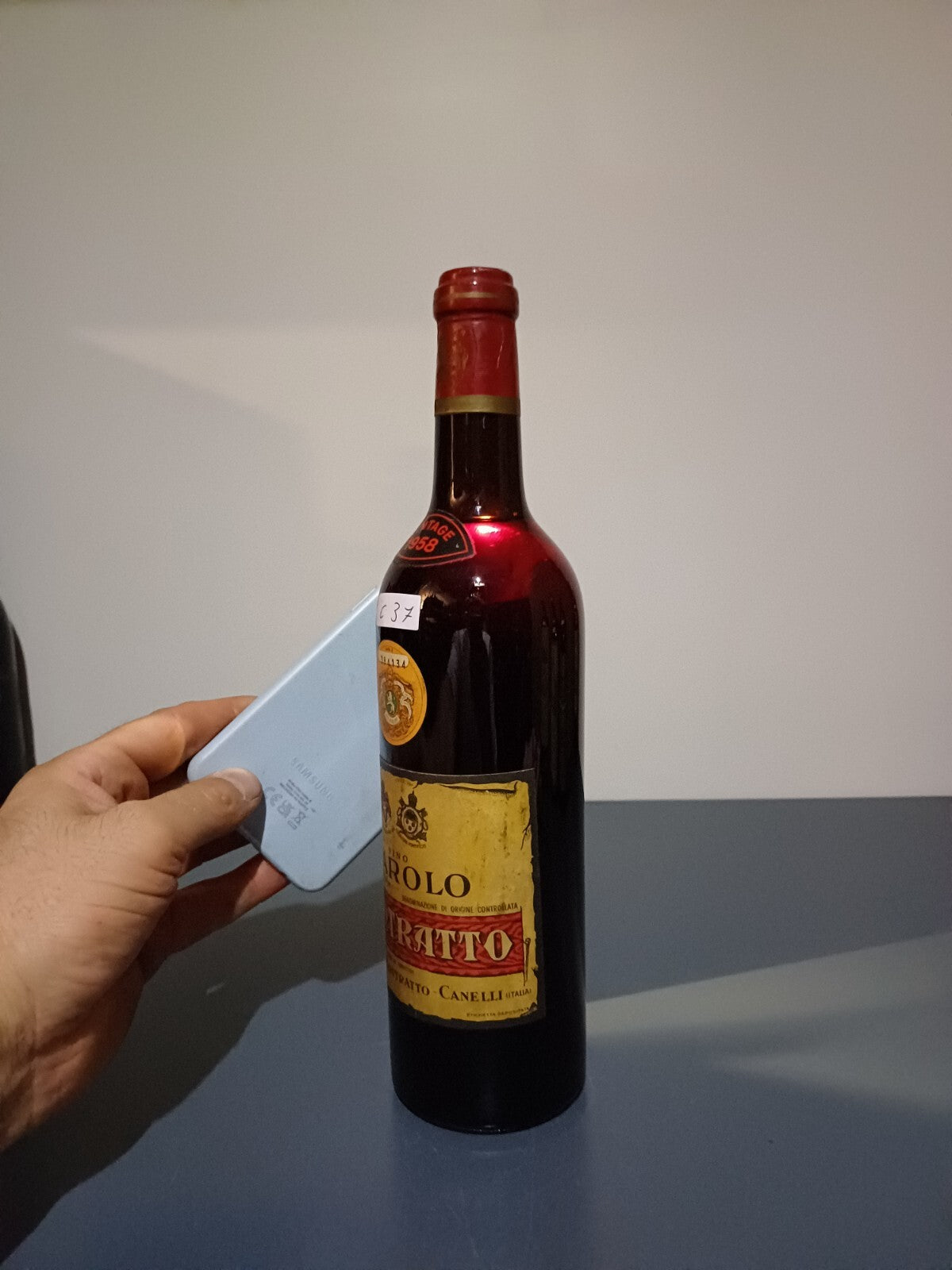 Barolo Contratto Giuseppe 1958 Canelli bott.72 cl