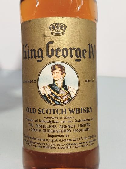 Whisky King George IV 1960s bott. 75 cl 40s