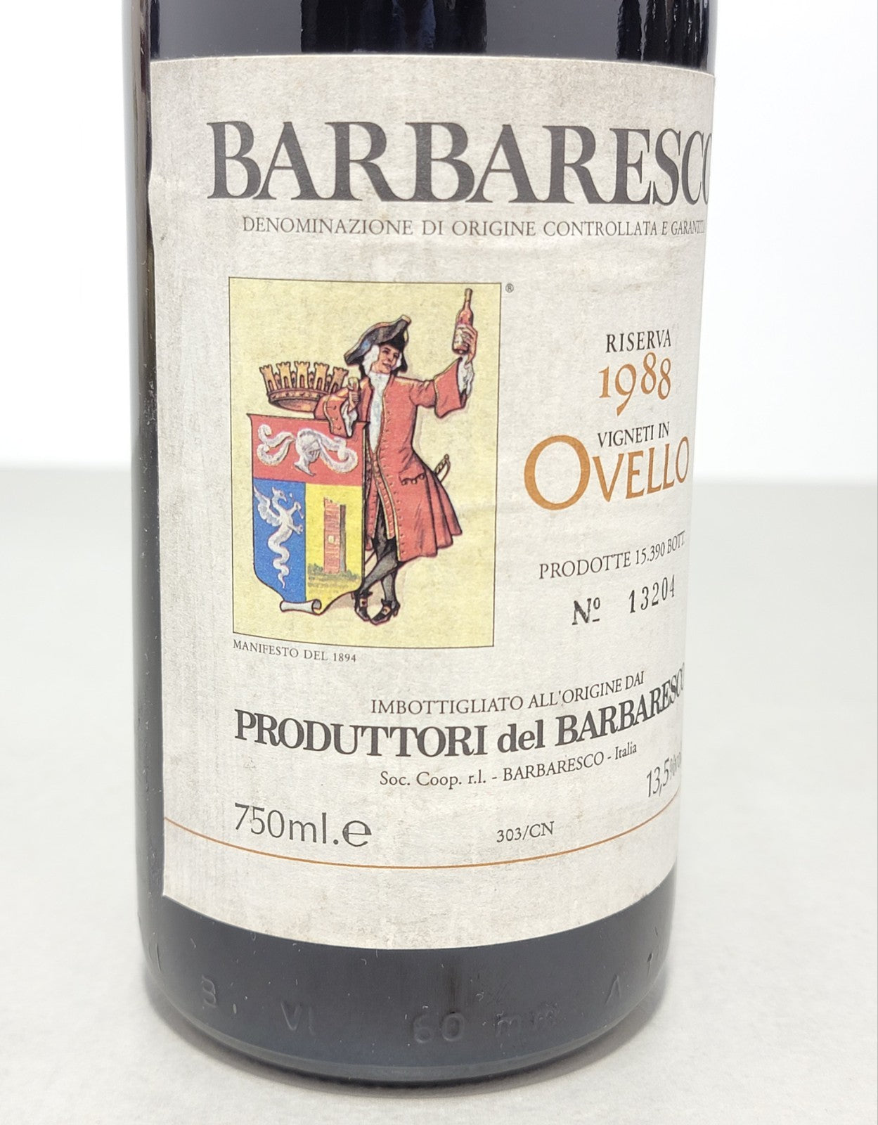 Barbaresco Ovello Riserva 1988 Produttori Del Barbaresco bott. 75 cl 13.5%