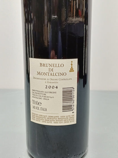 Brunello Di Montalcino Col D'Orcia 2004 bott.75 cl 14%