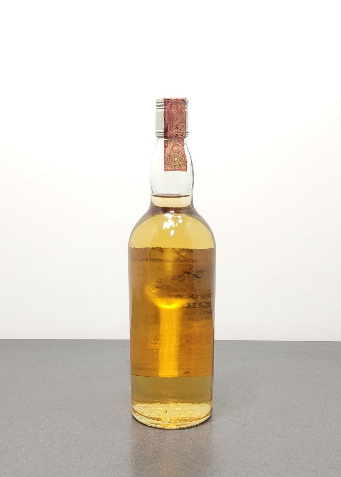 J & G Grant 5 years Bonding 1970s Glenlivet Malt Scotch Whisky bott. 75 cl 40%