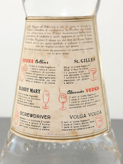 Vodka Keglevich 1950s bott. 75 cl 40%
