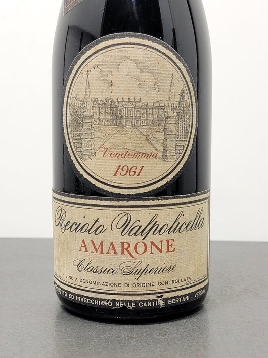 Amarone Bertani 1961 Recioto della Valpolicella Classico bott. 75 cl 15%