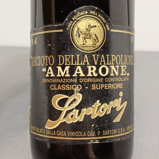 Amarone Sartori 1974  Recioto Della Valpolicella bott. 75 cl 14.%
