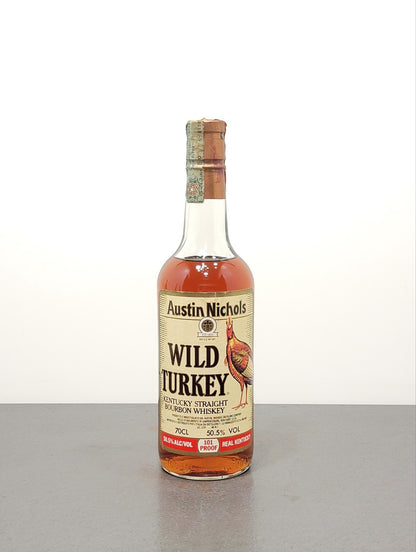 Wild Turkey 101 Proof 1990s Kentucky Straight BourbonWhisky Nichols 70 cl 50.5%