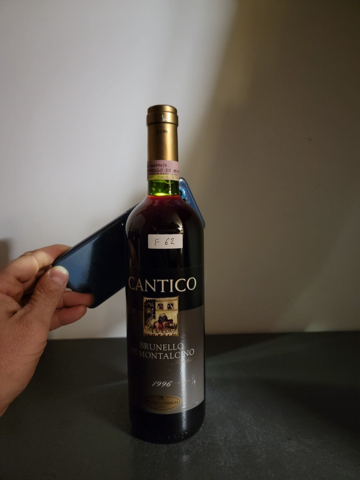 Cantico Fratelli Gancia 1996 Brunello Di Montalcino bott.75 cl 13%
