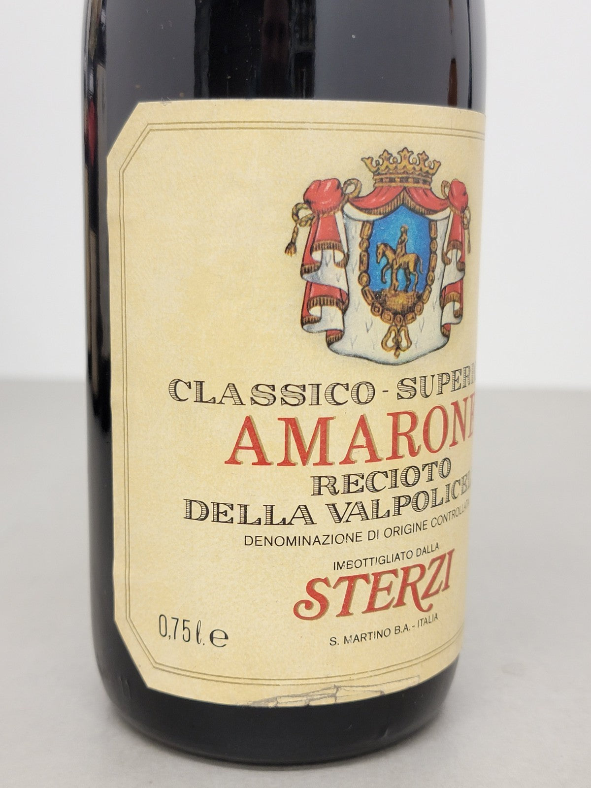 Amarone Sterzi 1978  Valpolicella Classico Superiore bott. 75 cl 14,2%