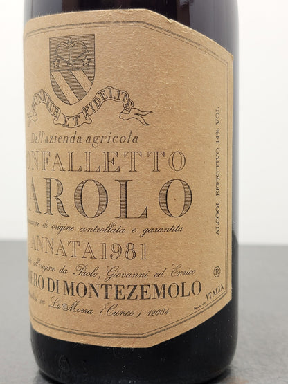 Barolo Cordero Di Montezemolo 1981 Monfalletto bott.75 cl 14%