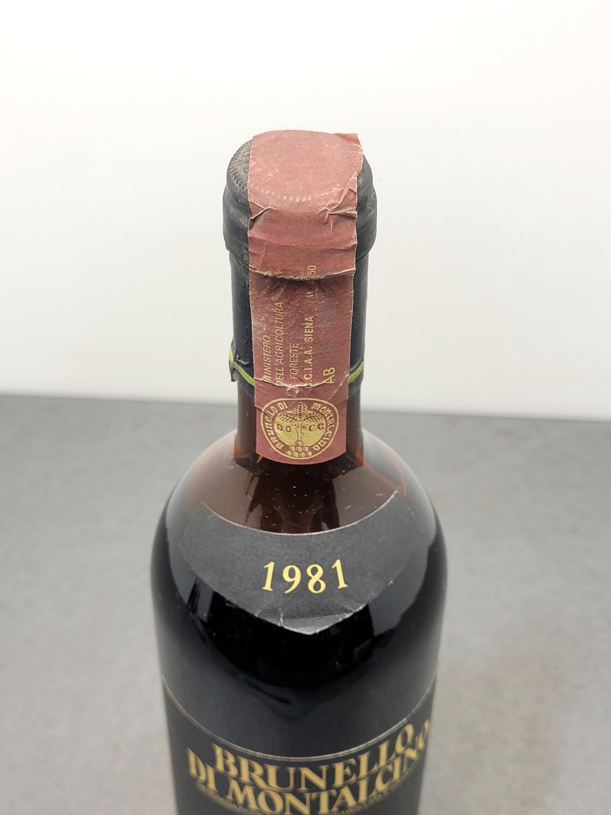 Argiano Brunello di Montalcino 1981 bott. 75 cl 13.5%