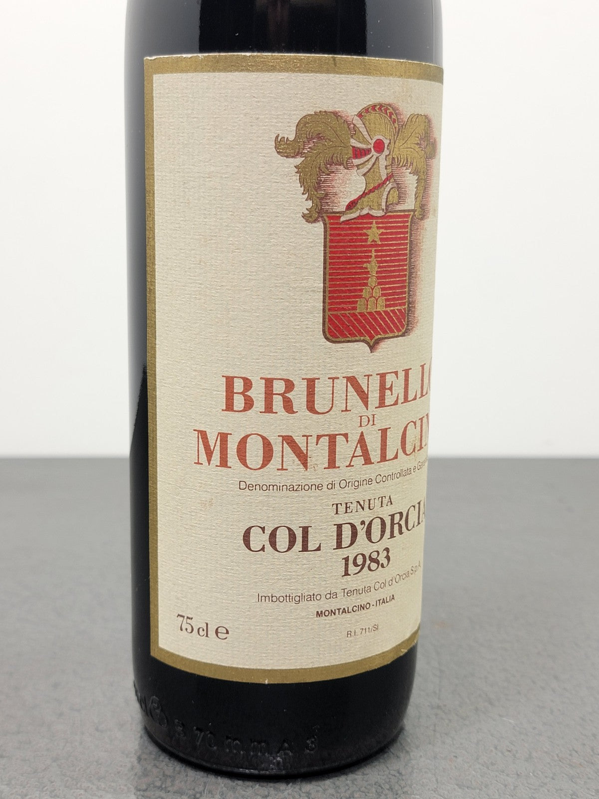 Col D'Orcia 1983 Brunello di Montalcino bott.75 cl 13.5%