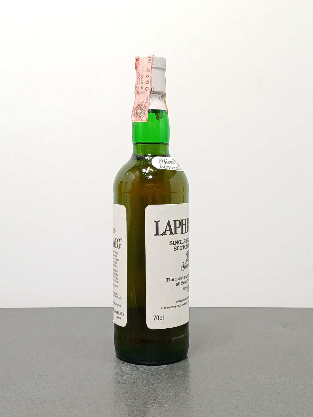 Whisky Laphroaig 10 years 1980s Single Islay Malt Scotch Whisky bott.70 cl 43%