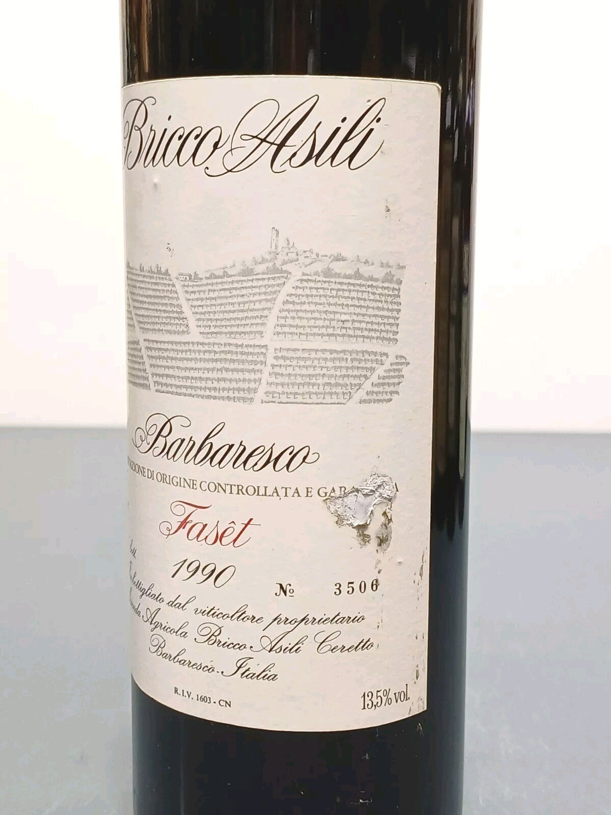 Barbaresco 1990 Bricco Asili Faset Ceretto bott. 75 cl