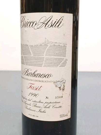 Barbaresco 1990 Bricco Asili Faset Ceretto bott. 75 cl