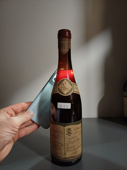 Barbera 1974 Balestrino Luciano Nizza Monferrato bott. 72 cl 13%