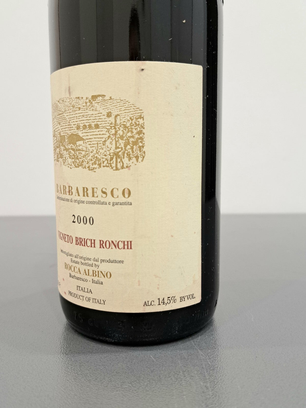 Barbaresco Rocca Albino 2000 Vigneto Brich Ronchi bott. 75 cl 14.5%