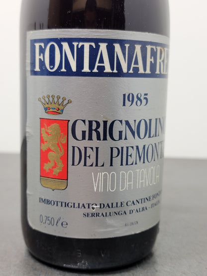 Grignolino Fontanafredda 1985 Serralunga D'alba bott. 75 cl