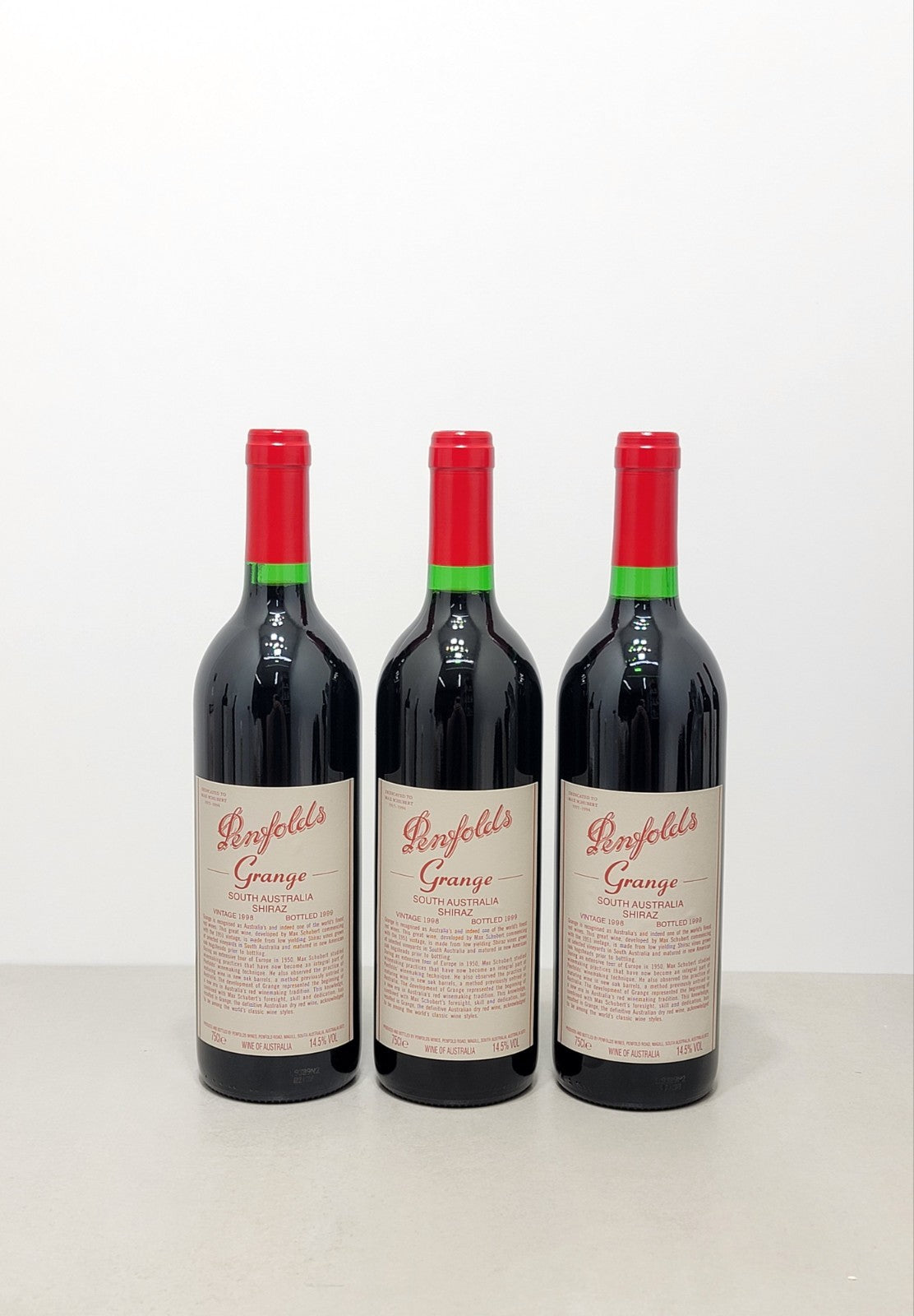 Penfolds Grange 1998 South Australia Bin ,95 Max Schubert bott..75 cl 14,5%