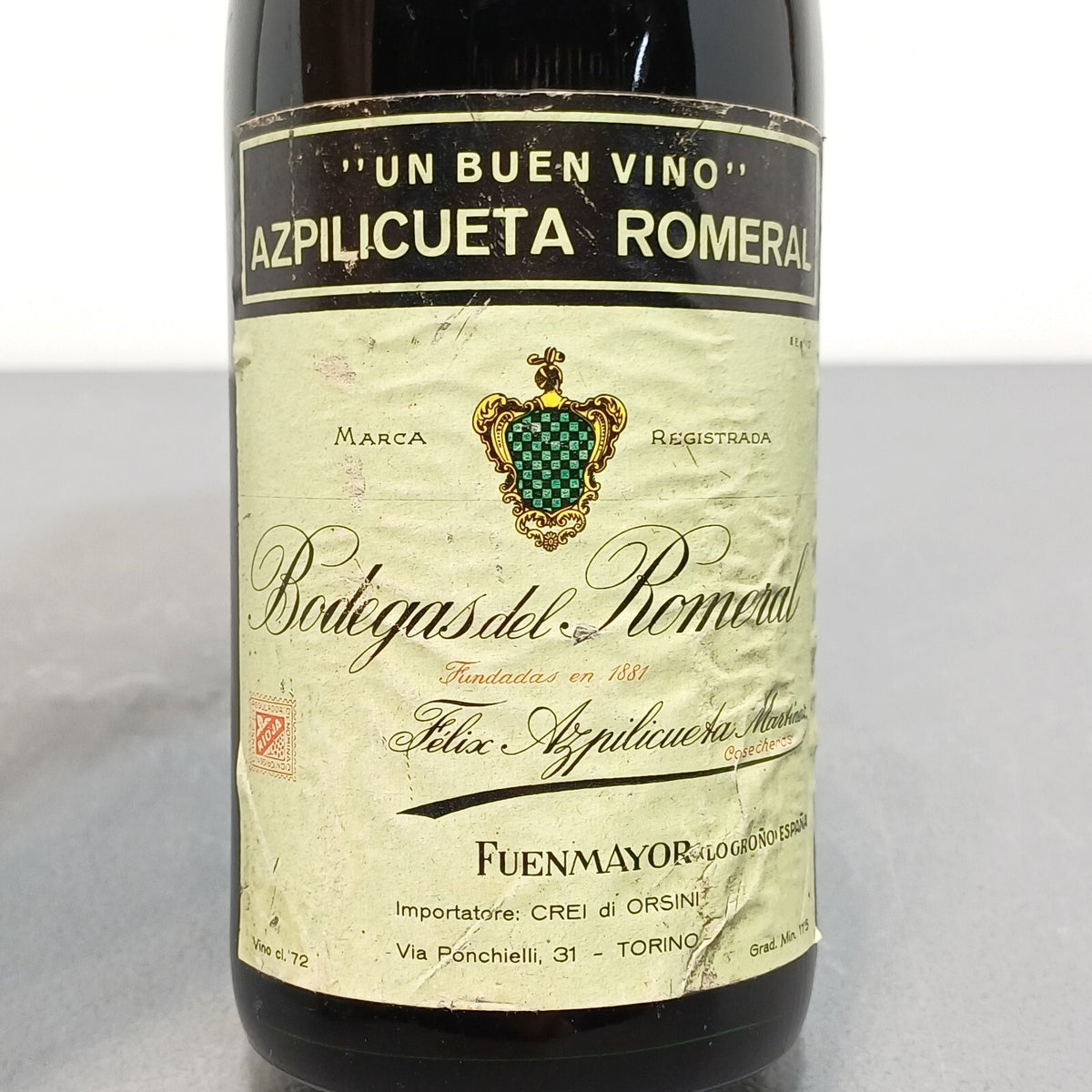 Bodegas 1964 del Romeral Azpilicueta bott.72 cl