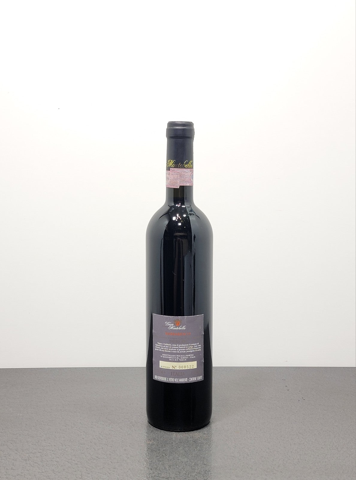 Barbaresco Duca Bortini Di Montebello 2002 Riserva bott. 75 cl 13.5%