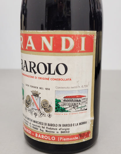 Barolo Prandi 1968 Antichi Marchesi Di Barolo bott. 72 cl 13,5%