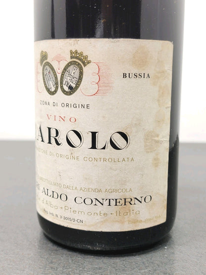 Barolo Aldo Conterno 1973 Bussia Monforte D'alba bott. 72 cl 13.5%