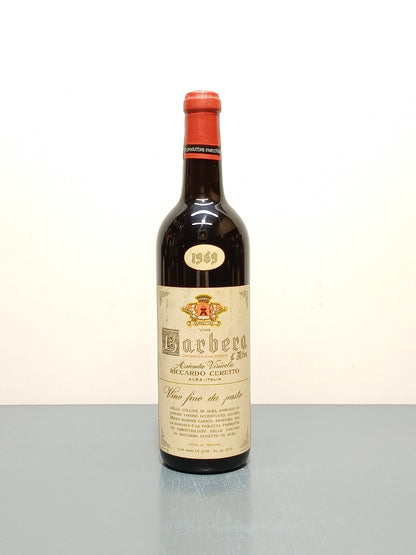 Barbera 1969 D'alba Riccardo Ceretto bott. 72 cl