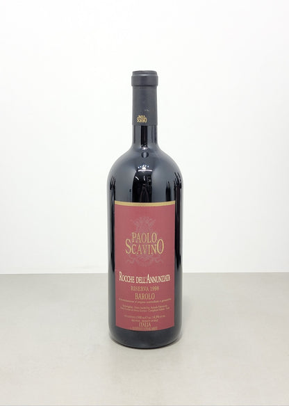 Barolo Paolo Scanavino Riserva 1998 Magnum Rocche Dell'Annunziata 1,5 lt 14,5%