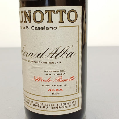 Barbera 1983 Alfredo Prunotto bott. 75 cl 12%