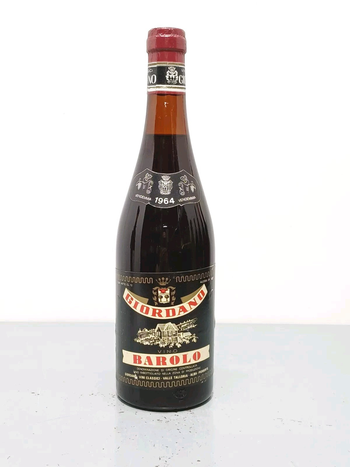 Barolo Giordano 1964 bott. 72 cl 13.5%
