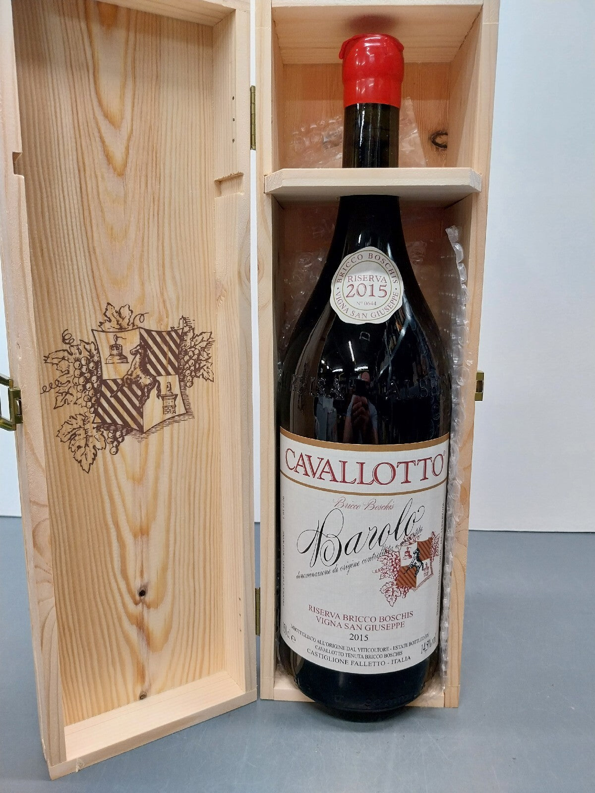 Barolo Cavallotto 2015 Magnum Riserva Bricco boschis Vigna San Giuseppe 1,5 Lt