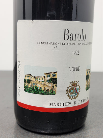Barolo Marchesi Di Barolo 1992 VQPRD bott.75 cl 13.5%