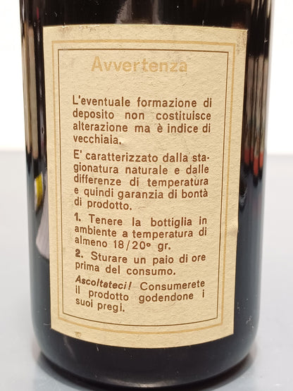 Barbaresco Minuto Luigi 1970 bott. 72 cl 13.5%