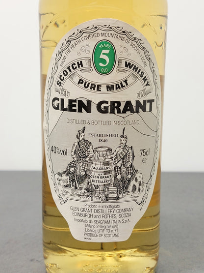 Glen Grant 5 years 1981 Pure Malt Scotch Whisky bott.75 cl 40%
