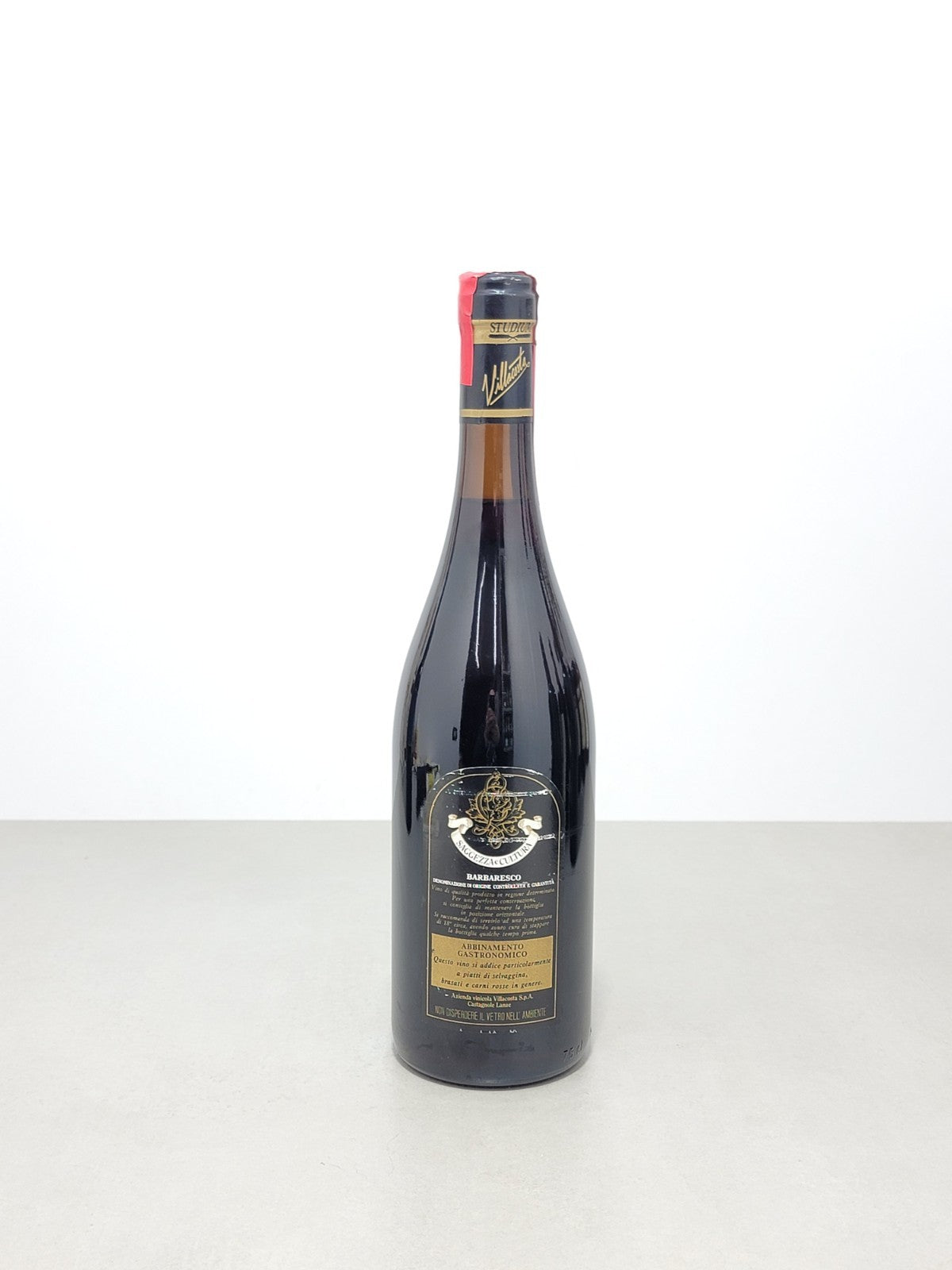 Barbaresco Villacosta 1987 Castagnole Lanze bott. 75 cl 13.5%