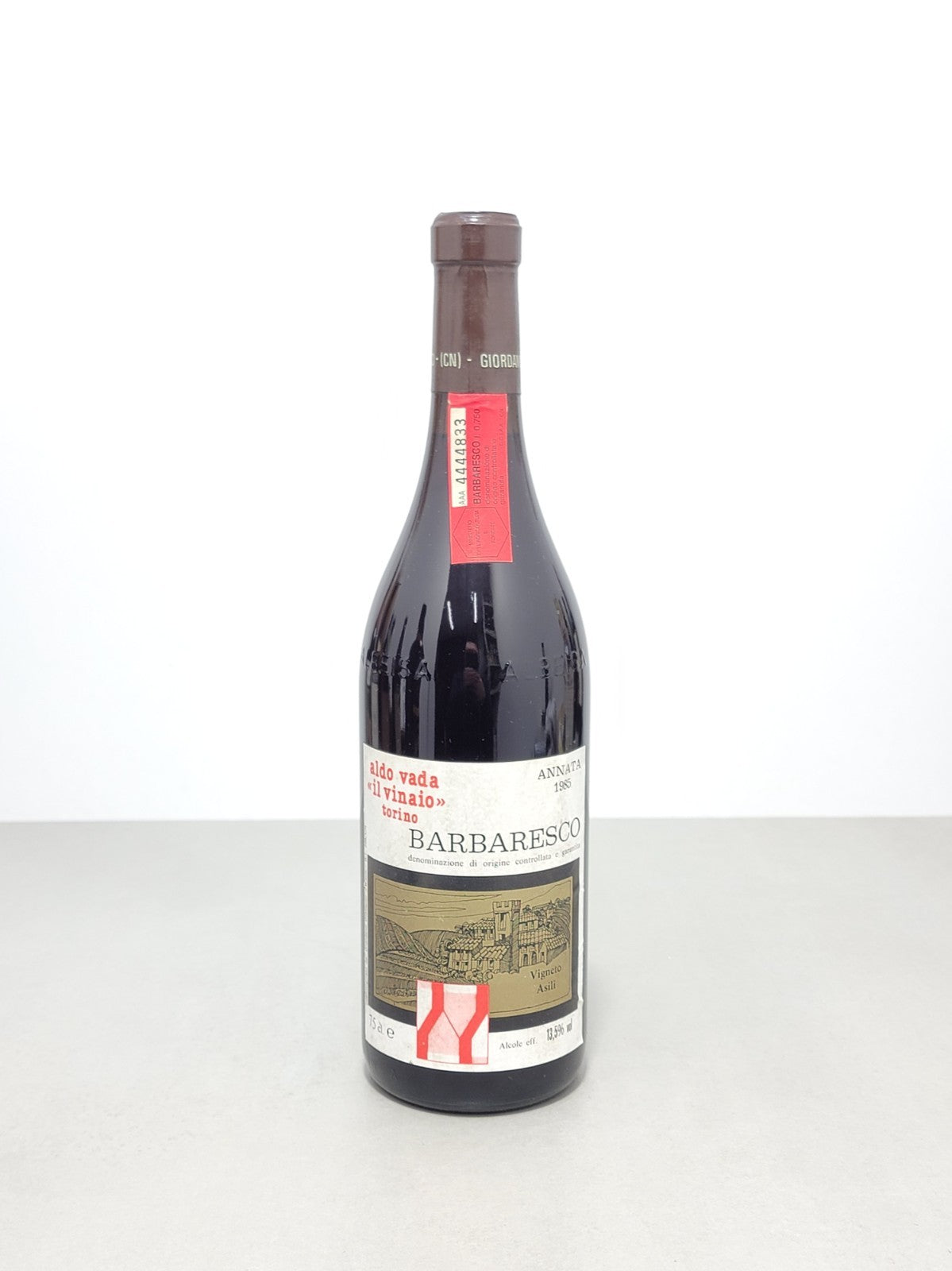 Barbaresco Giovanni Giordano 1985 Vigneto Asili bott. 75 cl 13,5%