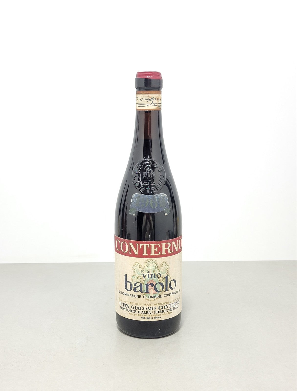 Barolo Giacomo Conterno 1969 MonforteD'alba bott. 72 cl 13,5%