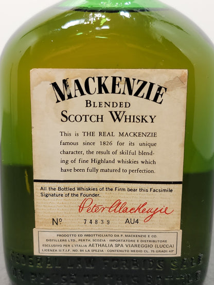 Whisky Mackenzie 12 years 1970s Blended Scotch Whisky bott.75 cl 43%