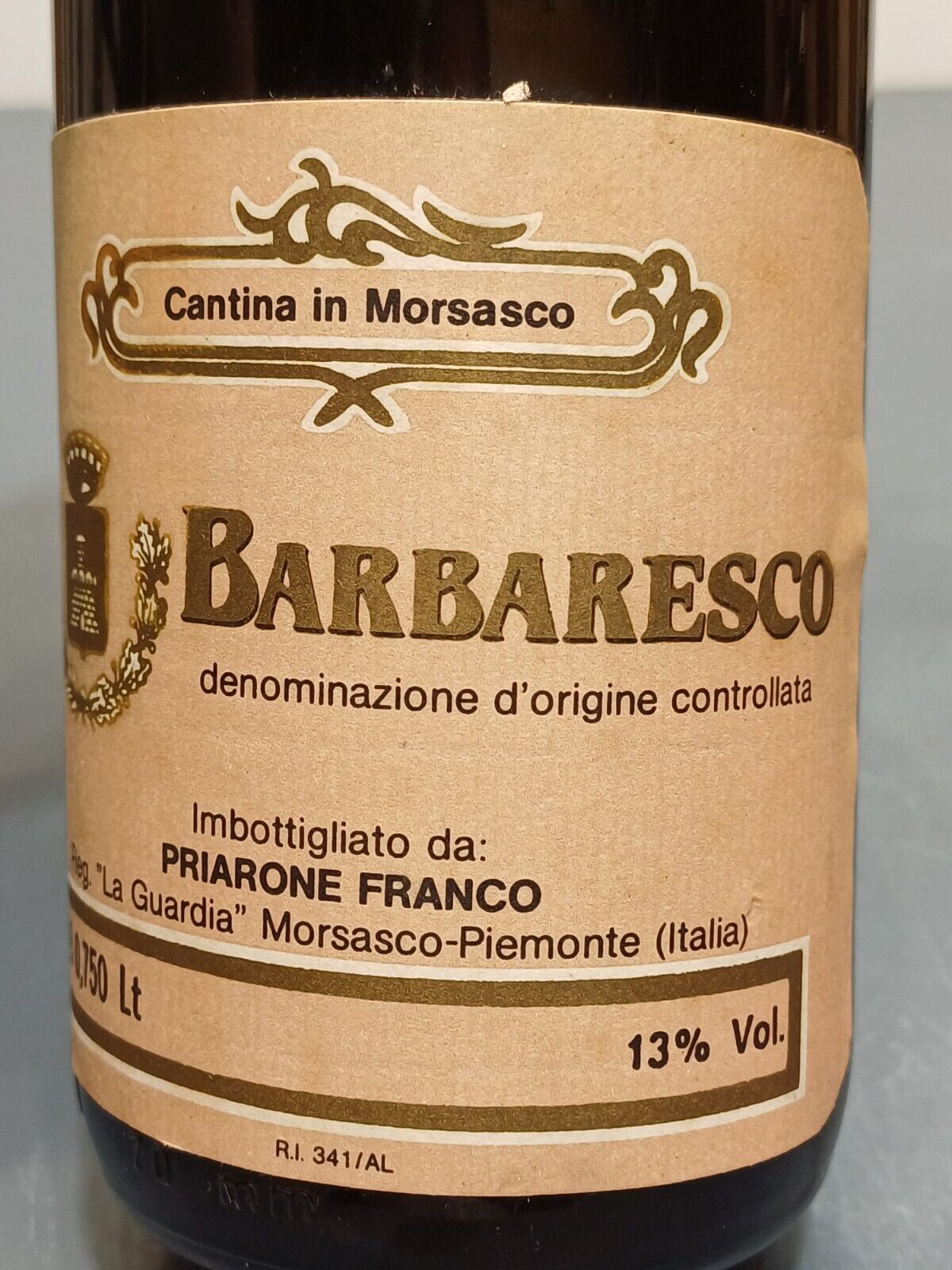 Barbaresco Priarone Franco 1981 bott. 75 cl 13%